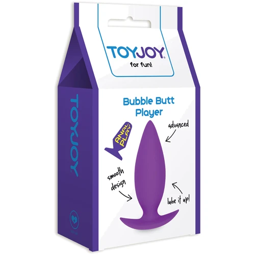 Анальная пробка Bubble Butt Player Advanced, 10x3 см, пурпурный: Для кого Унисекс