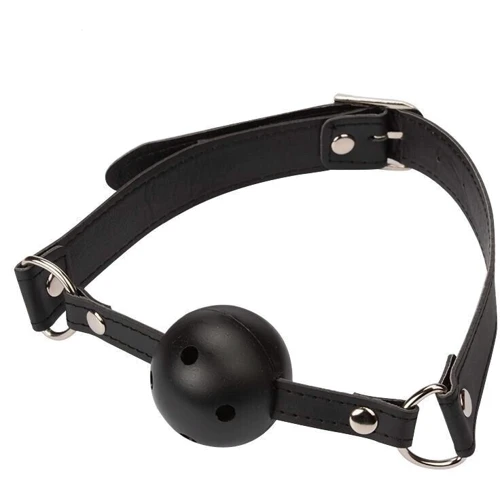 Кляп шар Classic plastic Black, SKN-KK05