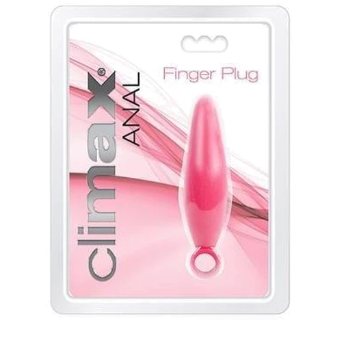 Анальный стимулятор Climax Anal Finger Plug, 8.8x2.5 см, розовый: Для кого Унисекс