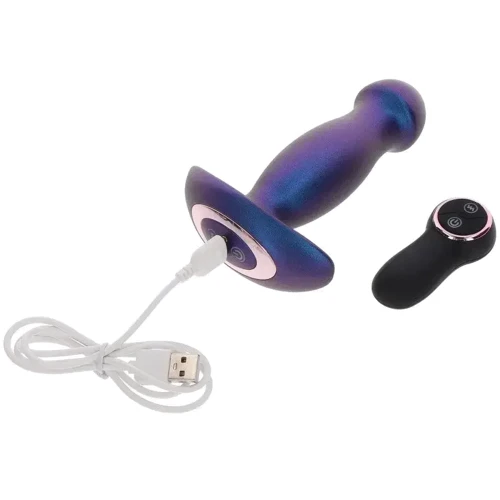 Анальная вибропробка Toy Joy Pulse Vibr Plug (синий): Материал Силикон