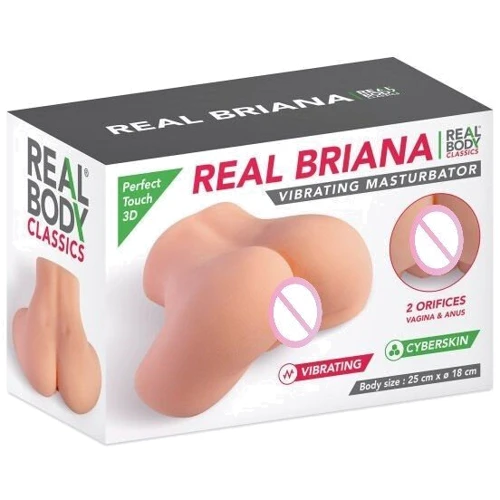 Мастурбатор с вибрацией Real Body Real Briana: Тип Вагина и анус