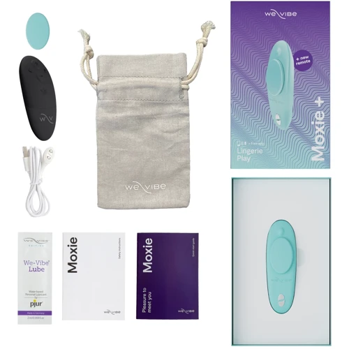 Смарт-вибратор в трусики We-Vibe Moxie+ Aqua с пультом ДУ: Тип и форма Вибромассажер