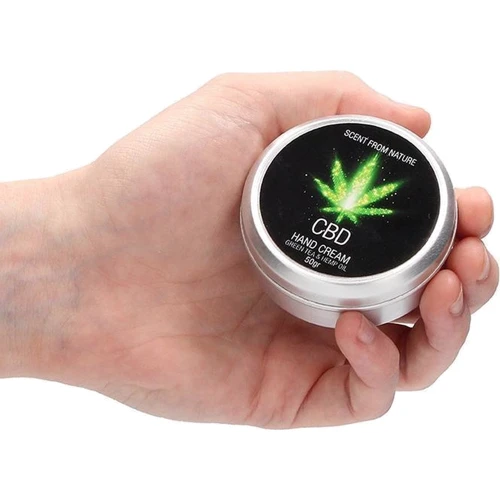 Набір після ванни та душу CBD Gift set - GREEN TEA & HEMP OIL (4 предмети) фото 8