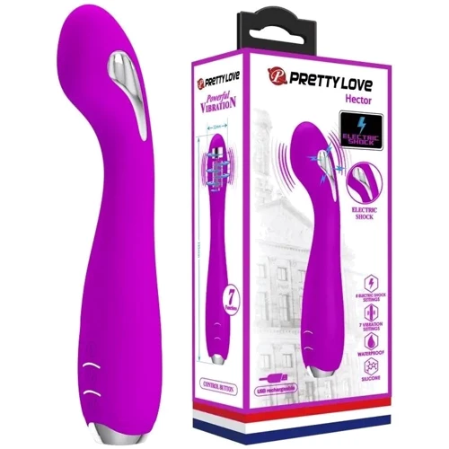 Вібратор Pretty Love - HECTOR G-SPOT VIBRATOR з електростимуляцією, BI-014765