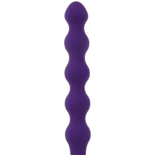 Анальный вибратор Rocks Off Petite Sensations - Pearls Purple: Диаметр, см 2.2
