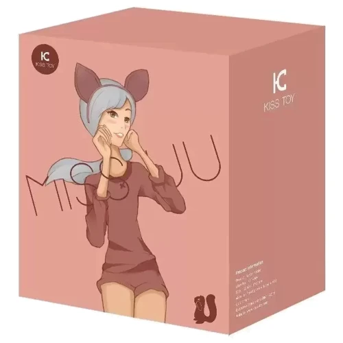 Вакуумный стимулятор с вибрацией KisToy Miss UU Orange, игрушка 2-в-1: Тип и форма Вибромассажер