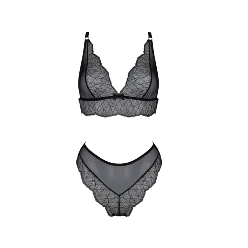 Комплект білизни Passion Amberly Set 6XL/7XL black: Для кого Для женщин