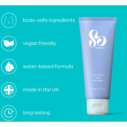 Лубрикант на водній основі So Divine Water-based lubricant, 100 мл: Об'єм, мл 100