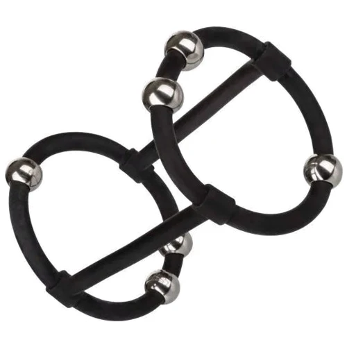 Кольцо на член California Exotic Novelties - Beaded Silicone Enhancer Cage