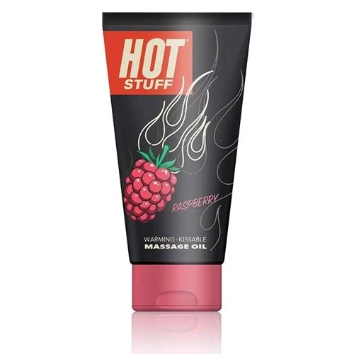 Массажное масло на водной основе Topco Sales Hot Stuff Warming Oil Raspberry с ароматом малины, 177 мл