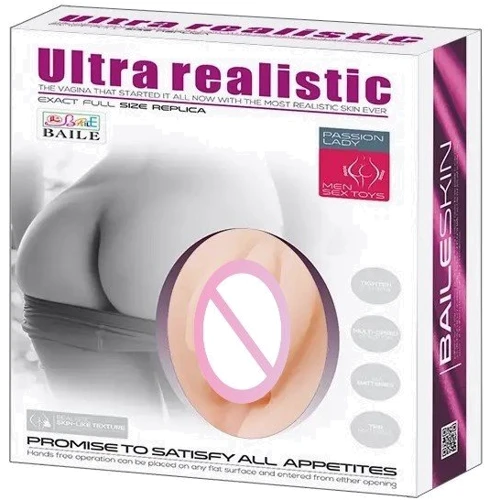 Мастурбатор с вибрацией BAILE - Ultra Realistic Vibration (BM-009035) фото 6