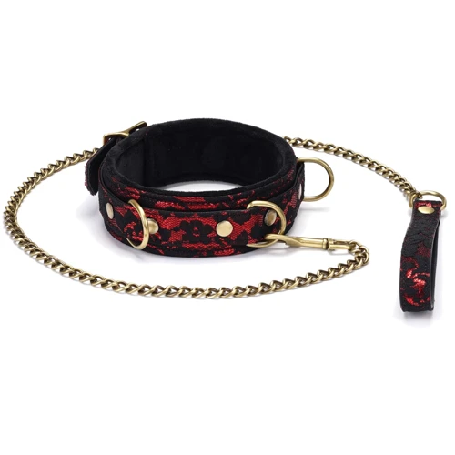 Ошейник с поводком Liebe Seele Victorian Garden Collar with Leash