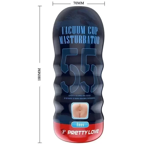 Мастурбатор PRETTY LOVE - VACUUM CUP MASTURBATOR ANUS, BM-00900T58-1: Диаметр, см 7