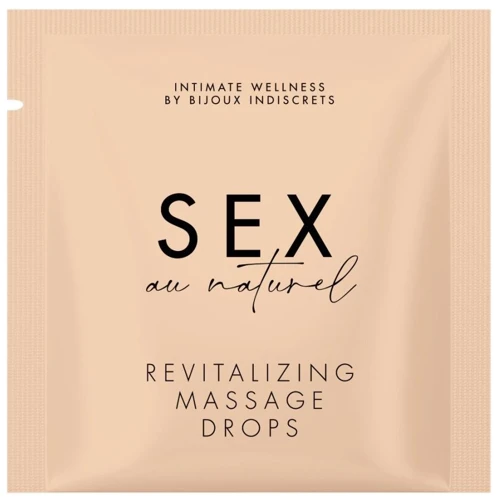 Пробник Bijoux Indiscrets Sachette Revitalizing Intimate Massage Drops- Sex Au Naturel (2 мл)