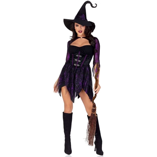 Костюм ведьмы Leg Avenue Mystical Witch L: Материал Полиэстер