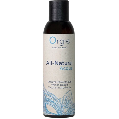 Лубрикант на водній основі Orgie All Natural Acqua, 150 мл, нелипкий, гладенький, натуральний склад