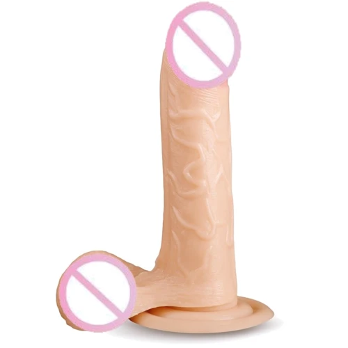 Фаллоимитатор с мошонкой и присоской Brazzers, 16х4 см