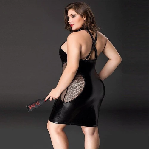 Эротическое платье с прозрачными вставками JSY P71139 Plus Size: Вид Платья