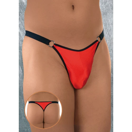 Мужские трусы SoftLine - Thong 4425, S-L (red)