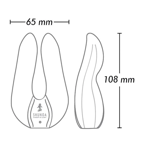 Вибромассажер Shunga - Aiko Intimate Massager Rasberry: Тип и форма Вибромассажер
