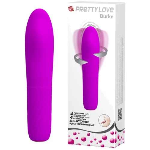 Вибромассажер с функцией ротации PRETTY LOVE - BURKE, BI-014584X