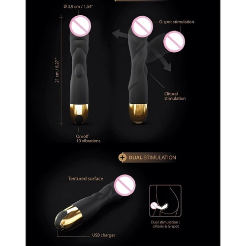 Вибратор Dorcel Flexi & Joy: Тип управления Кнопочное
