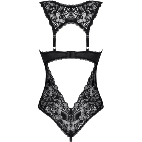 Мереживне боді Obsessive Donna Dream crotchless teddy XL/2XL Black: Для кого Для женщин
