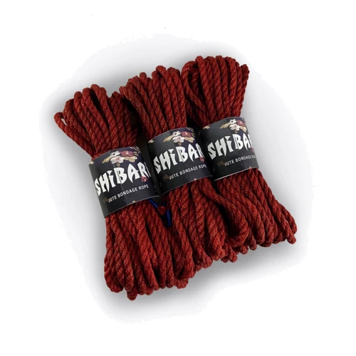 Джутова мотузка для шібарі Feral Feelings Shibari Rope, 8 м червона: Виробник Feral Feelings