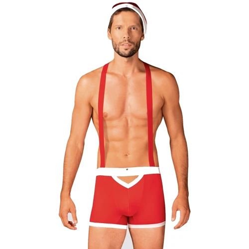 Новогодний эротический костюм Obsessive Mr Claus 2XL/3XL