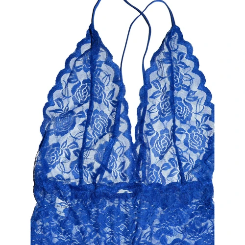 Боди NDS 3027-2 One Size Blue (14706): Декор Кружево