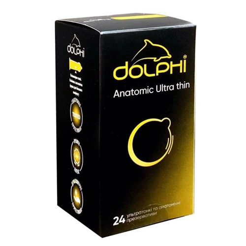 Презервативы DOLPHI Anatomic Ultra thin, 24 шт
