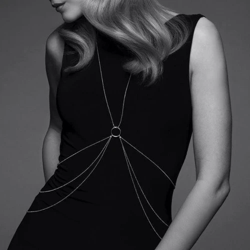 Украшение для тела Bijoux Indiscrets Magnifique 8 Body Chain - Gold: Узор Однотонный