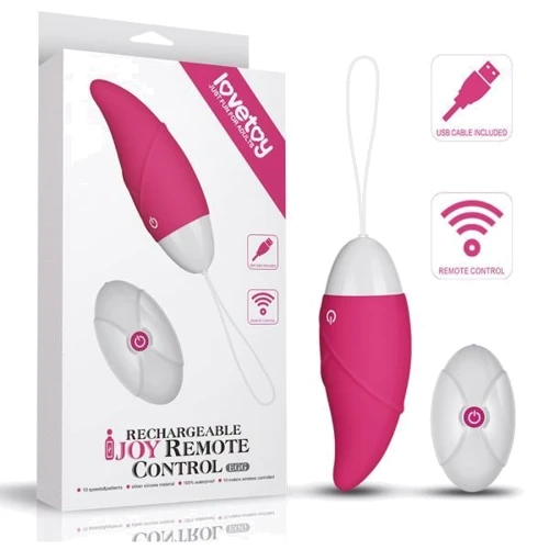 Віброяйце Love Toy IJoy 3 Egg Vibrator With Remote Control, Pink: Призначення Вагінальні