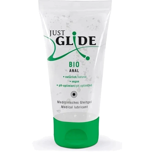 Веганська органічна змазка на водній основі - Just Glide Bio Anal, 50 ml