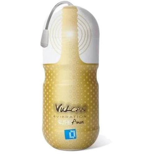 Мини-мастурбатор Topco Sales Vulcan Love Skin Masturbator Ripe Anus Vibe - анус с вибрацией, 15х6,5 см: Назначение Карманный