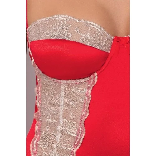 Сексуальний пеньюар Passion LORAINE CHEMISE red S / M: Вид Пеньюари