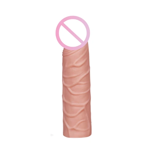 Насадка LoveToy Pleasure X-Tender Penis Sleeve Brown Add 1", Flash