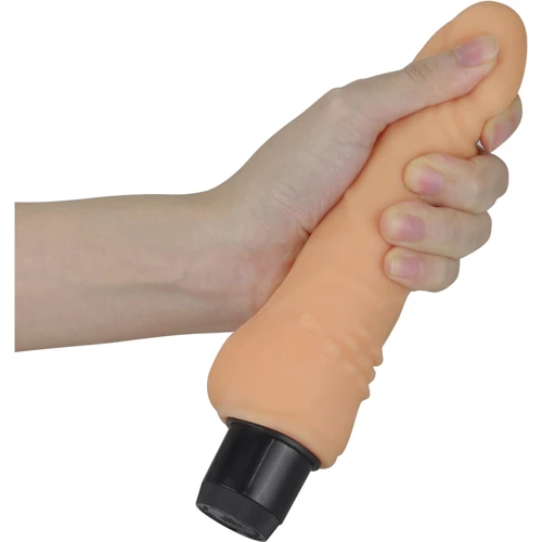 Реалістичний вібратор LoveToy Real Feel Vibrator 4 Flesh 7,5": Тип і форма У вигляді члена