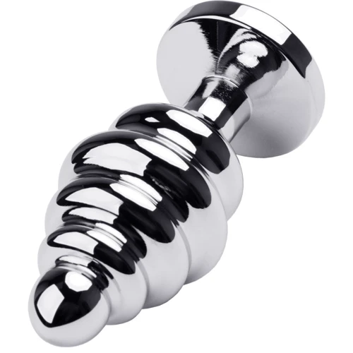 Анальна пробка із кристалом Toyfa Metal Silver anal plug red gem: Для кого Унисекс