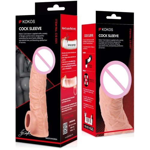 Насадка на член Kokos Cock Sleeve CS 001 M: Наличие вибрации Нет