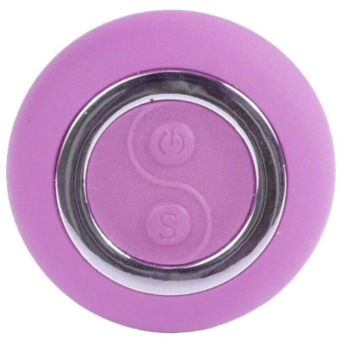 Виброяйцо з пультом дистанційного керування - Remoted controller egg 0.1 USB Purple: Довжина, см 9