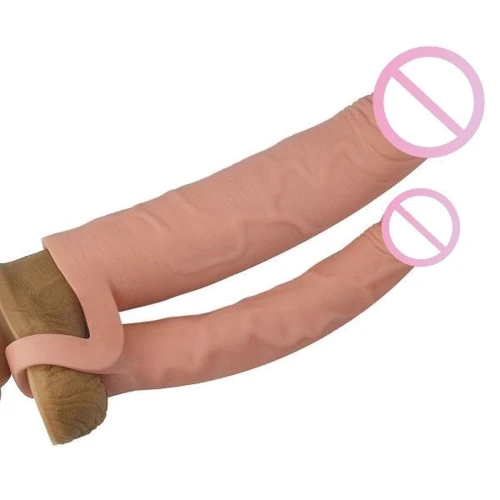 Насадка LoveToy Pleasure X-Tender Double Penis Sleeve Flesh Add 2": Назначение Для двойного проникновения