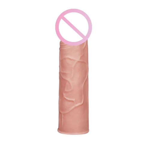 Насадка Pleasure X-Tender Penis Sleeve Brown Add, Flash