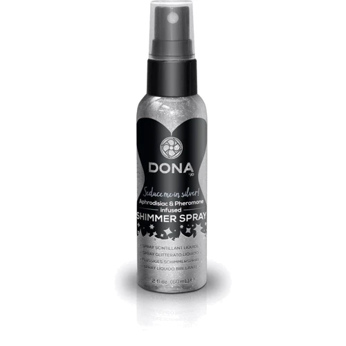 Спрей для тіла з блискітками DONA Shimmer Spray Silver (60 мл)