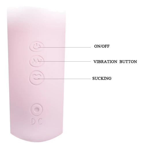 Вібратор Romance Massage Sucking Vibrator Pink: Діаметр, см 3.5