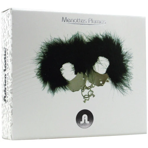 Наручники металлические с белой отделкой Adrien Lastic Handcuffs White: Цвет белый