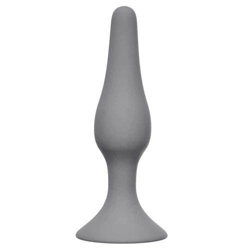 Анальный плаг Lola Toys Black Edition - Slim Anal Plug Small, Grey (57420703)
