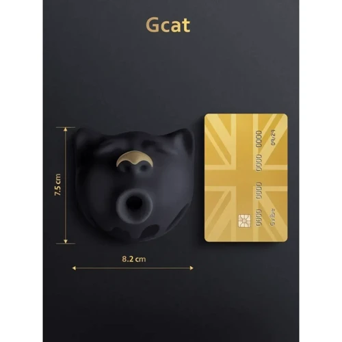 Вакуумный стимулятор клитора Gvibe Gcat Black фото 12