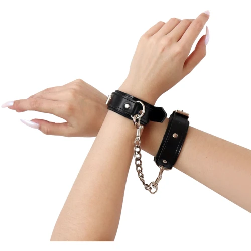 Наручники з екошкіри Art of Sex - Handcuffs Emoji, чорний: Виробник Art of Sex
