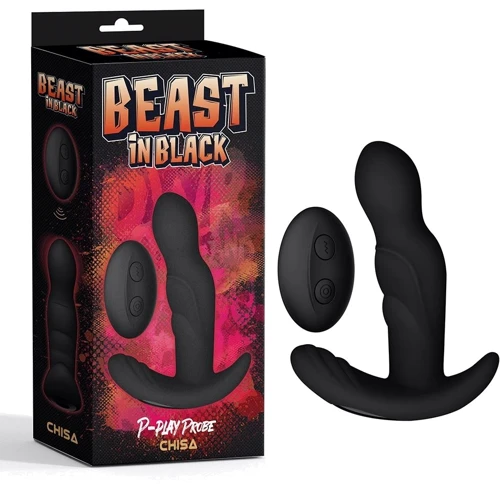 Вибростимулятор простаты с ротацией Chisa Beast in Black P-play Probe: Для кого Унисекс